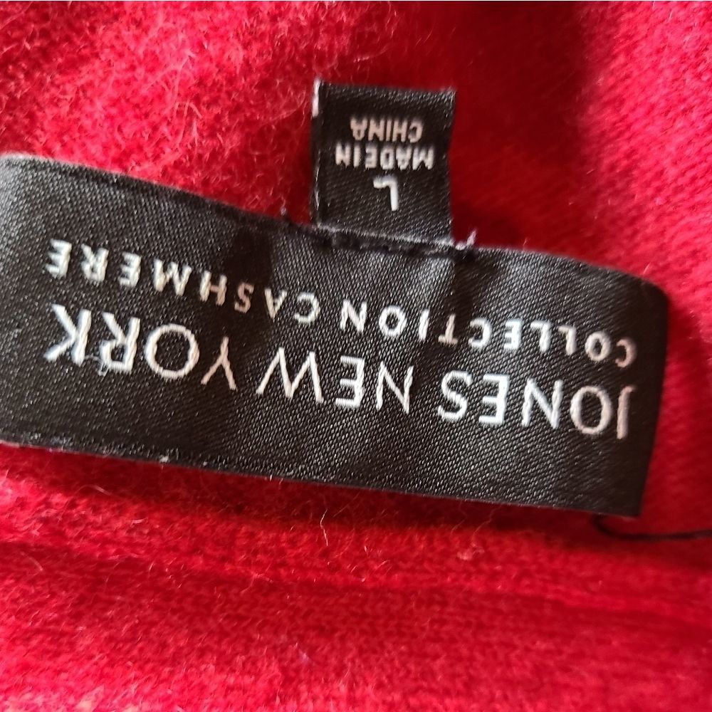 Cashmere Sweater by Jones New York sz LG - Picture 12 of 13